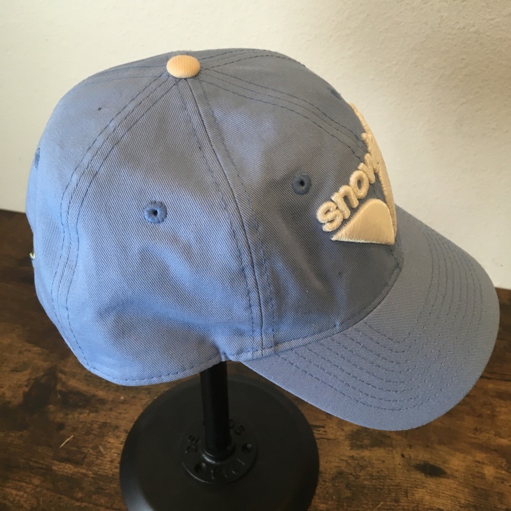 Snowbird Ski Resort New Era 9Twenty Strapback Hat • Light Blue Hawaiian Trim • - Picture 6 of 6